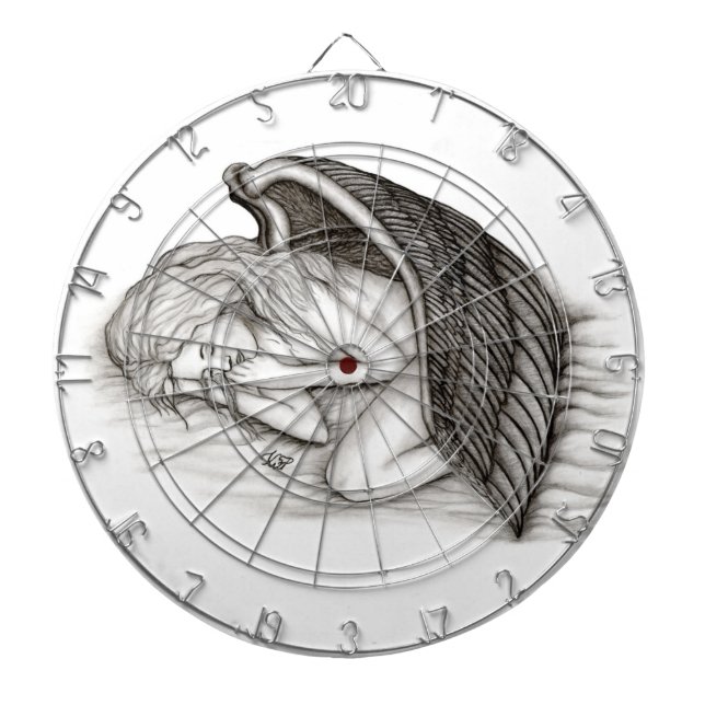 Diana Un ángel dormido, diseño blanco y negro (Frente)