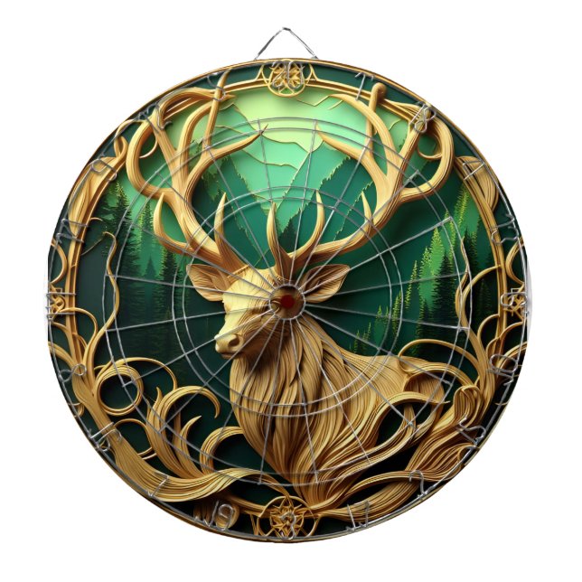 Diana Un ladrón majestuoso mirando hacia un bosque seren (Frente)