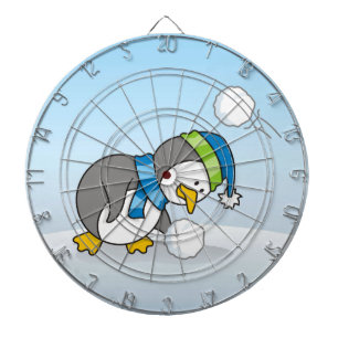 Diana Un pingüino con una bola de nieve