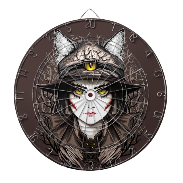 Diana Un retrato cursi de bruja de Gato de Brujas Hallow (Frente)