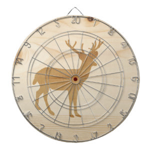 Diana Una mirada de madera inacabada con un ciervo
