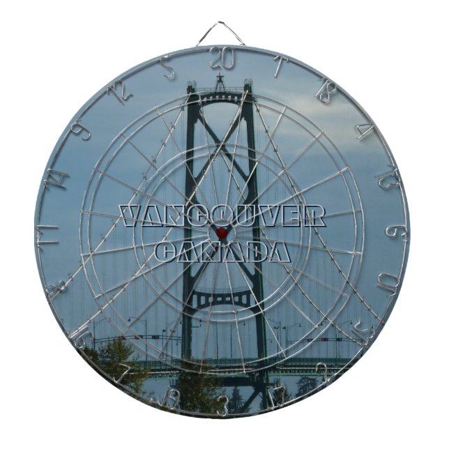 Diana Vancouver Dartboard Lions Gate Souvenir Dartboard (Frente)