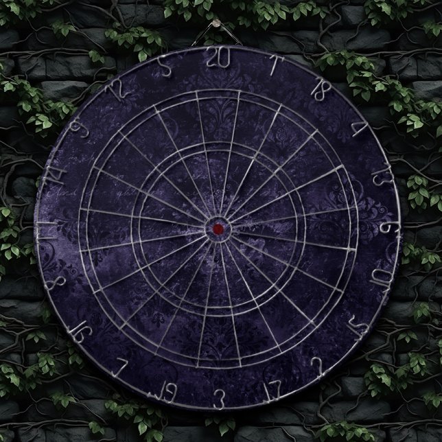 Diana Velvety Midnight Damask | Grunge índigo morado (Subido por el creador)