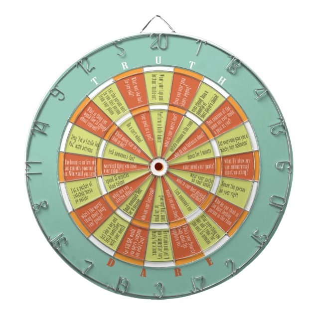 Diana Verdad o Atrévase (sin besos) Aqua/Naranja (Frente)