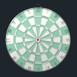 Diana Verde Y Blanco De Mint<br><div class="desc">Placa De Pinza Blanca Y Verde</div>