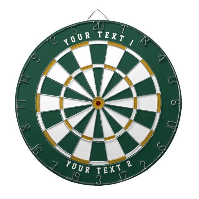 Diana Verde y oro | Placa Dart para deportes de banda an (Frente)