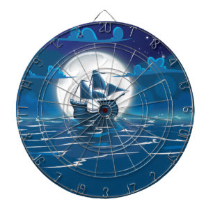 Diana Viaje de barco a vela bajo la luz de la luna