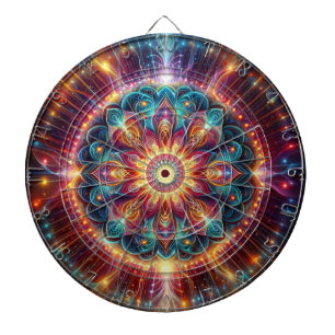 Diana Vibrant Mandala Dart Board