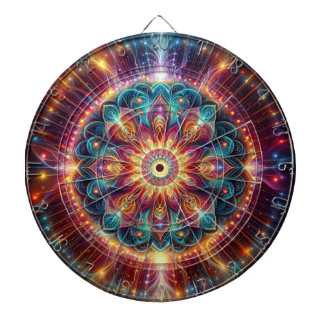 Diana Vibrant Mandala Dart Board