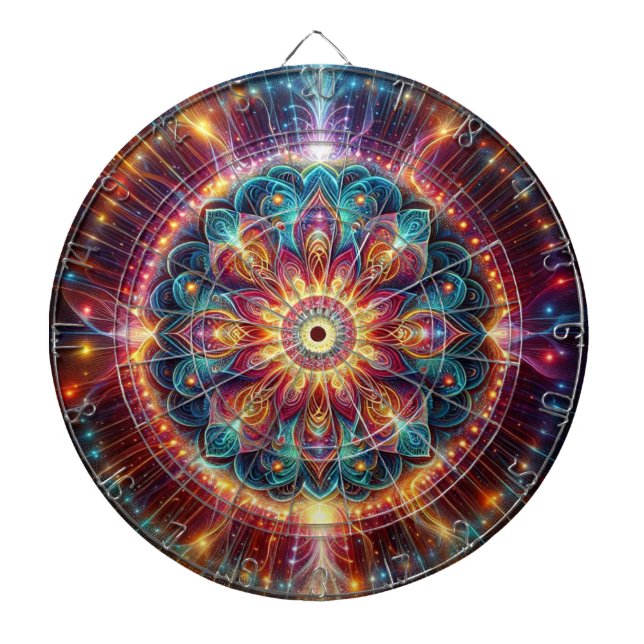 Diana Vibrant Mandala Dart Board (Frente)