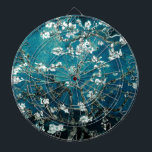 Diana Vincent Van Gogh Almond Blossoms Oscuro Verde azul<br><div class="desc">Artista: Vincent Van Gogh Título: Flores de almendra de color alterado</div>