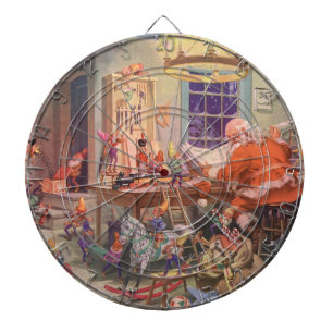 Diana Vintage Christmas, Santa Claus con Elves Workshop