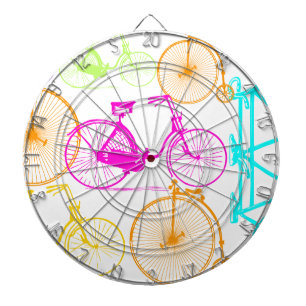 Diana Vintage Moderno Bicicleta Color brillante Patrón d