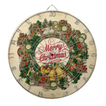 Vintage Navidad Wreath (Feliz Navidad)