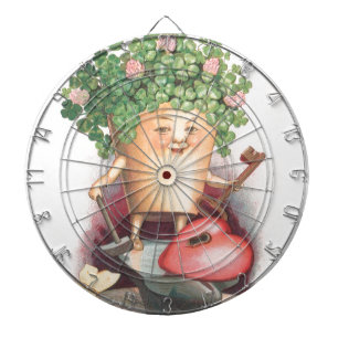 Diana Vintage Shamrock Heart and Key St Patrick's Day