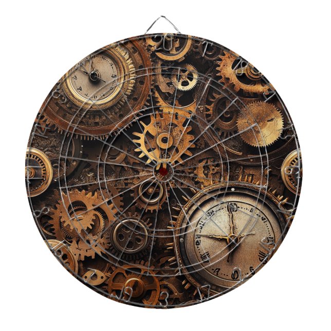 Diana Vintage Steampunk Dartboard (Frente)