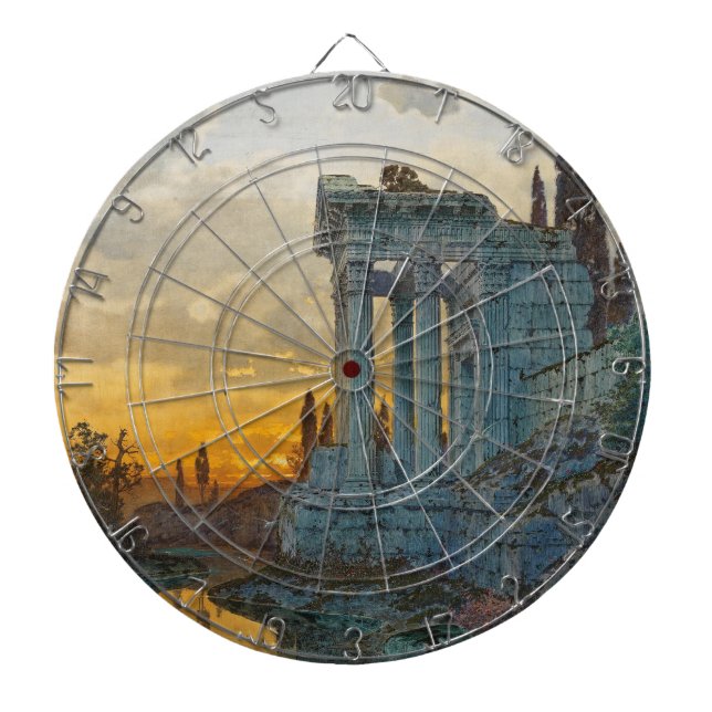 Diana Vista del sur de Italia con antiguas ruinas romana (Frente)