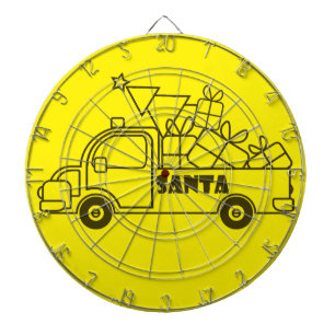 Diana Vista lateral del camión de Navidades de esquema