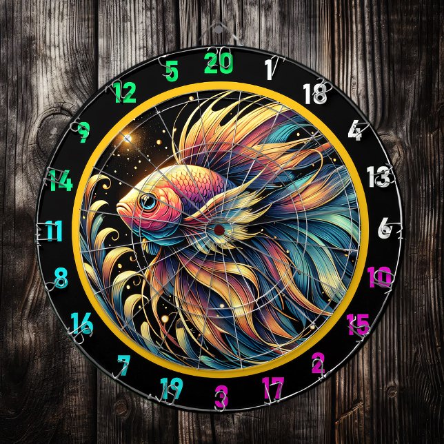 Diana Vivid Betta Fish Dartboard Charm (Subido por el creador)