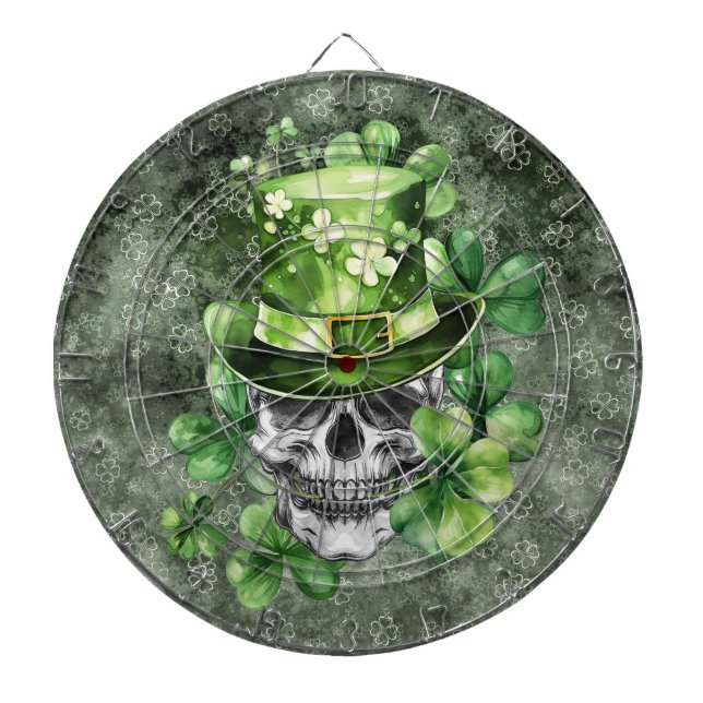 Diana Vivid Skull with Green Hat Illustration (Frente)