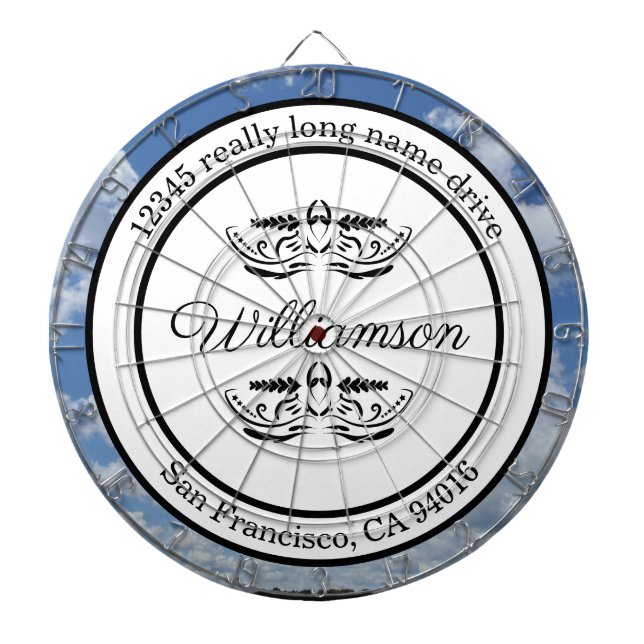 Diana Volver a la tabla de dardos de dirección (Frente)