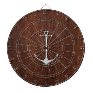 Diana Wet Nautical Mahogany Anchor Steel