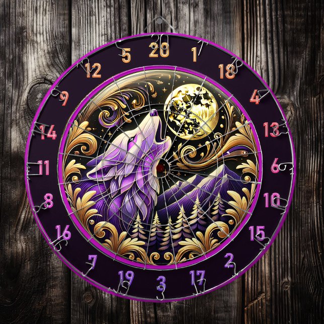 Diana Wilderness Wolf Howling Under Full Moon (Subido por el creador)