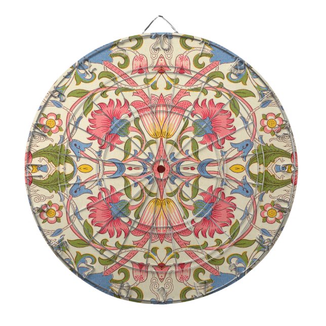 Diana William Morris Lodden Estampado Floral Pastel  (Frente)