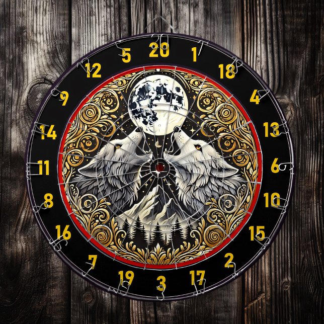 Diana Wolf Howls bajo la luz de la luna de oro (Subido por el creador)