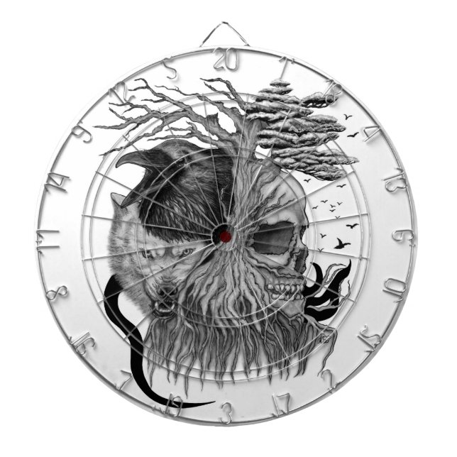 Diana Wolf y Raven con el cráneo (Frente)