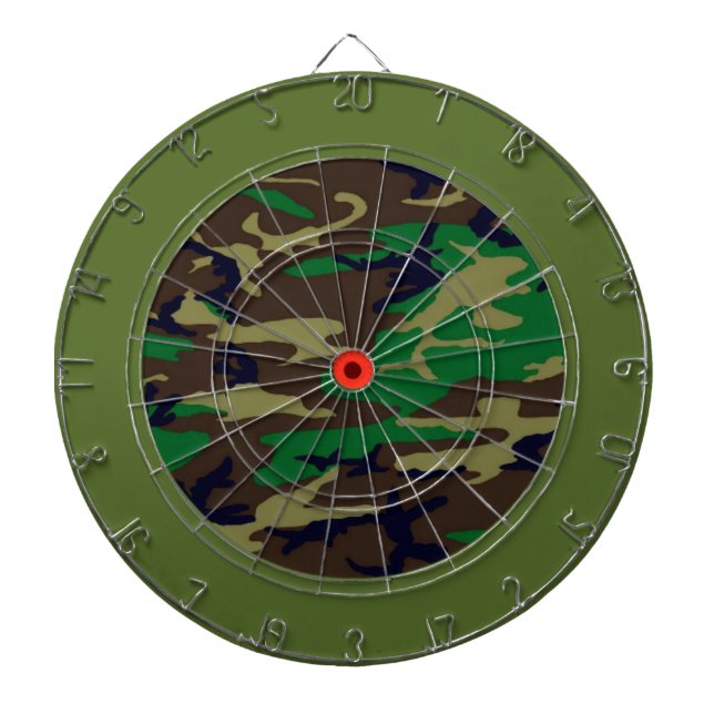Diana Woodland Camouflage Dart Board (Frente)