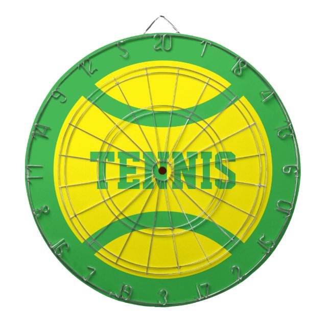 Diana Yellow tennis ball dartboard game (Frente)