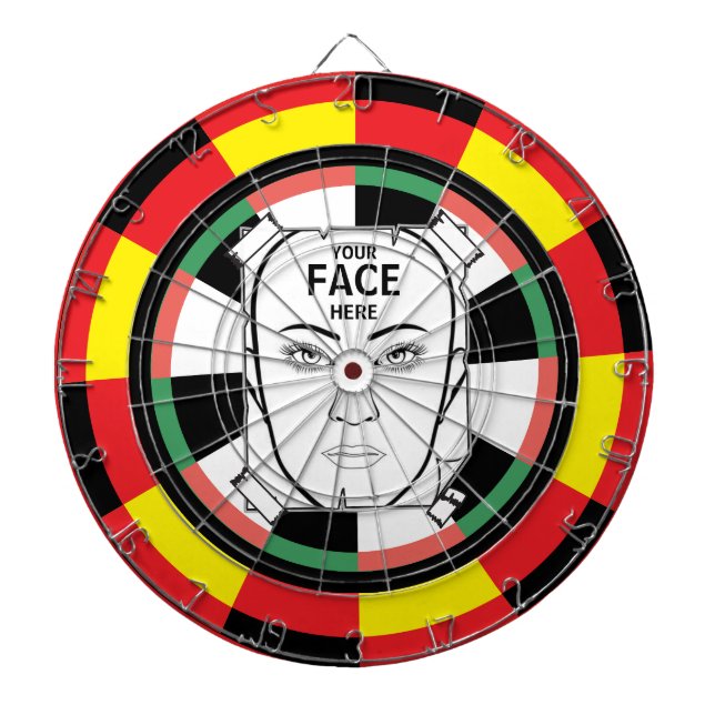 Diana Your Face Here Dartboard (Frente)