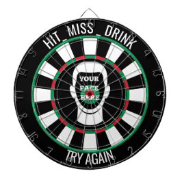 Diana Your Face Here Dartboard  Funny Drinking Dartboard