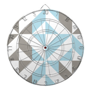 Diana ZigZag geométrico azul y plata