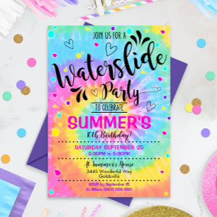 Diapositiva de la invitación de la fiesta de la di