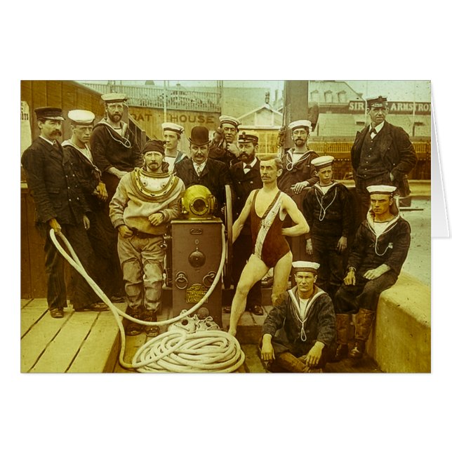 Diapositiva de linterna mágica naval real de la (Anverso (Horizontal))