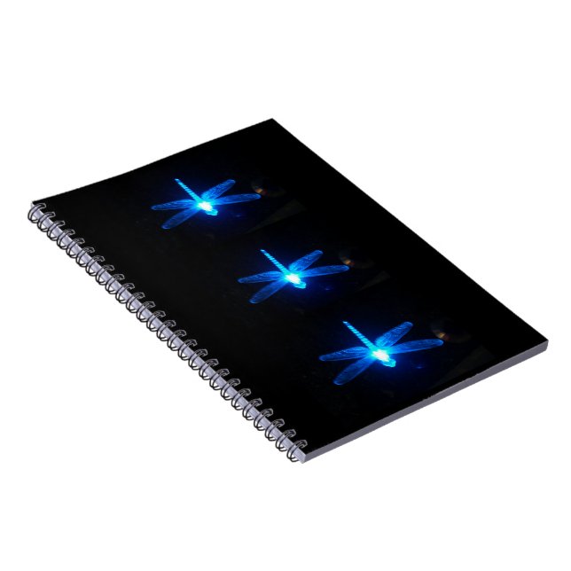 Diario azul del cuaderno de las libélulas que (Lado Derecho)