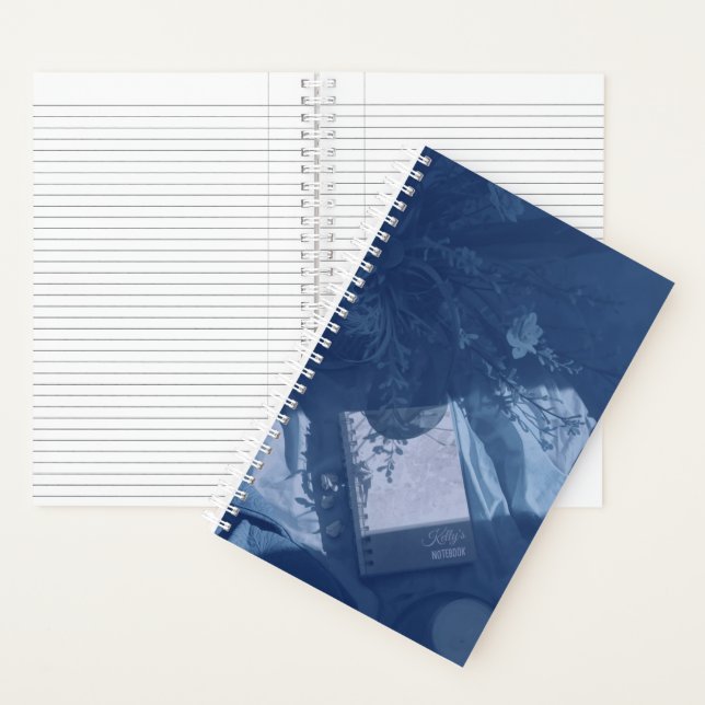 Diario azul reversible personalizable (Interior)