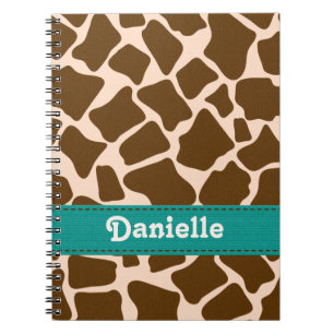 Diario azul verde azulado del cuaderno espiral del