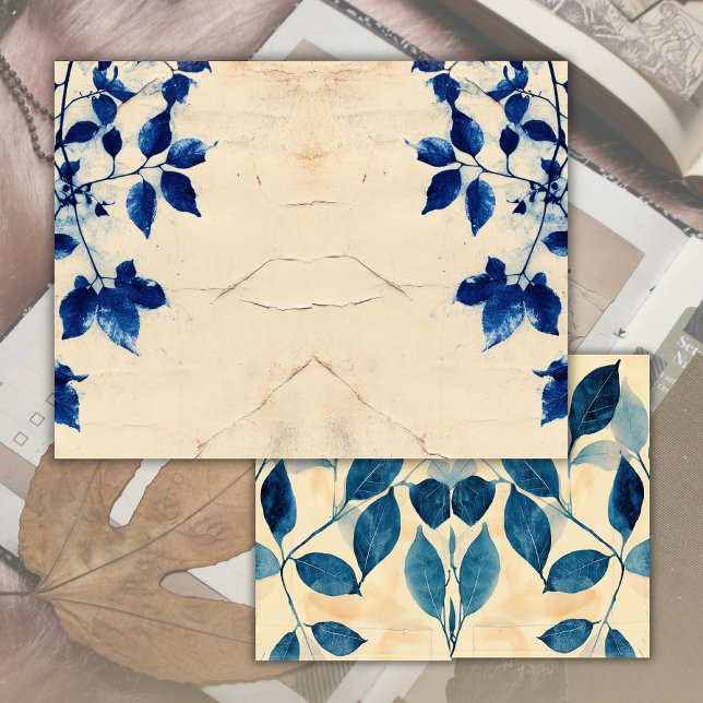 Diario Basura Vintage de Páginas Antiguas Azul Ver (Subido por el creador)