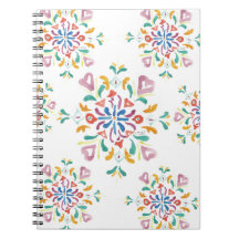 Diario bonito del cuaderno de la página del