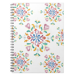 Diario bonito del cuaderno de la página del