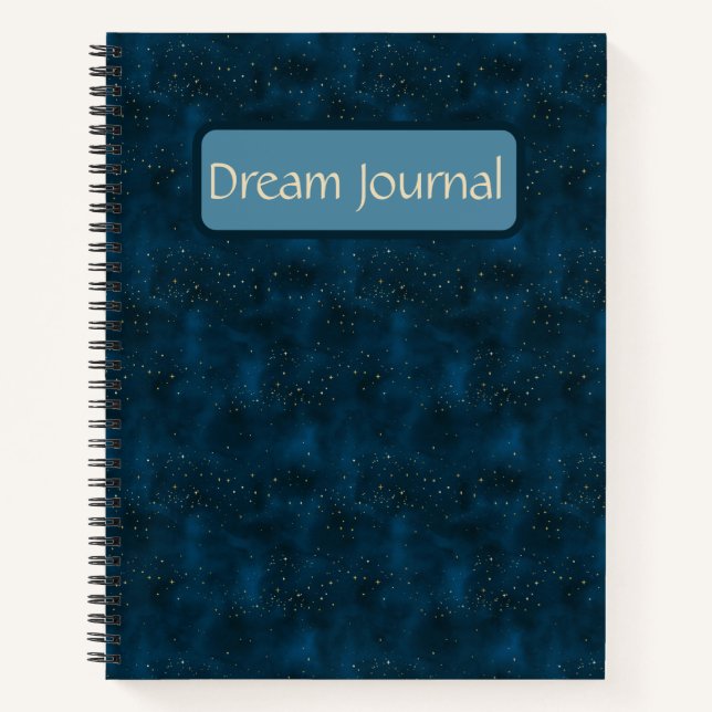 Diario Celestial Blue & White Starry Night Dream J (Anverso)