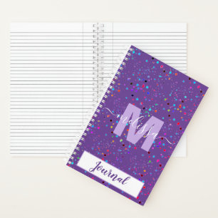 Diario con monograma personalizado