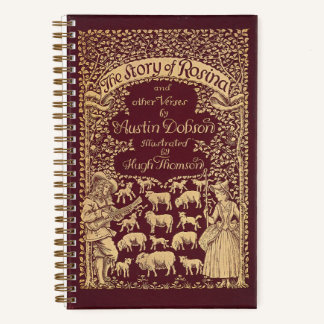 Diario con puntos de libro rojo victoriano persona