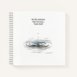 Diario cristiano del Salmo 46:10 | Cuaderno de Esc