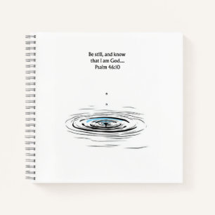 Diario cristiano del Salmo 46:10   Cuaderno de Esc