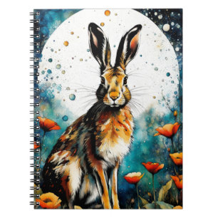 Diario Cuaderno del Conejo bajo luna llena