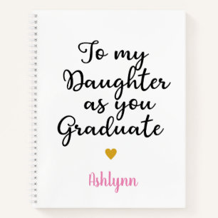 Diario Cute para regalo de graduación de hija